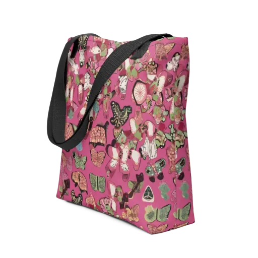 Rosebud Menagerie on a Tote Bag