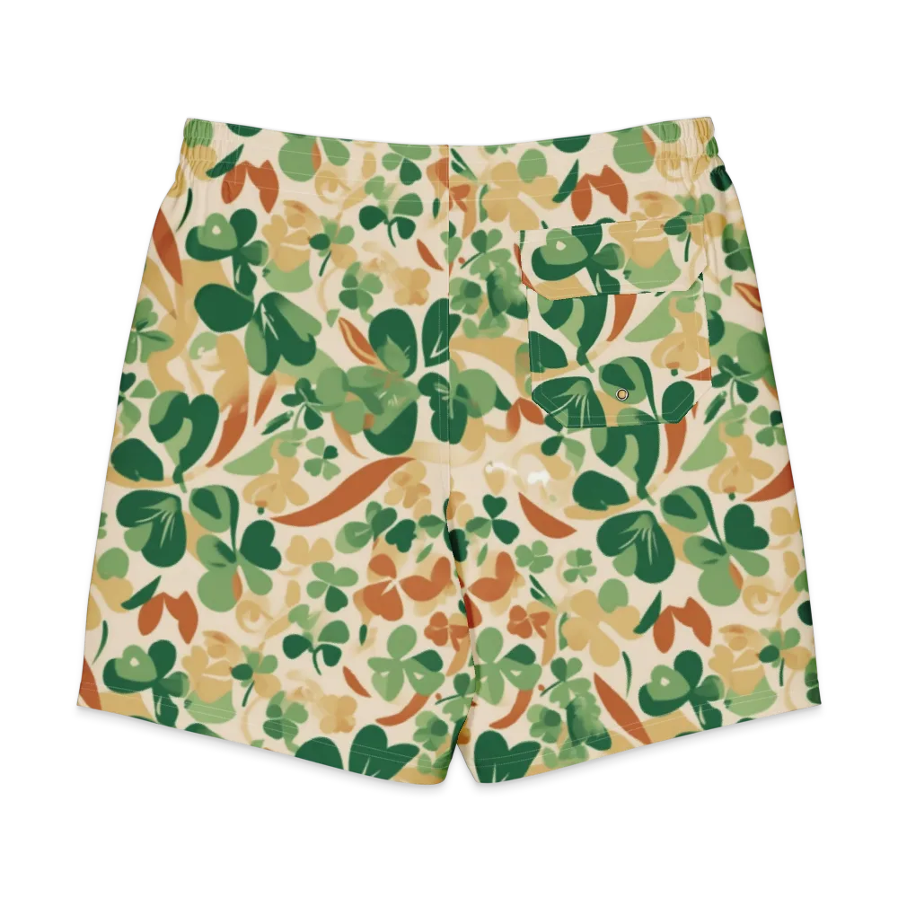 Clover Canopy on Men's Board Shorts — Back