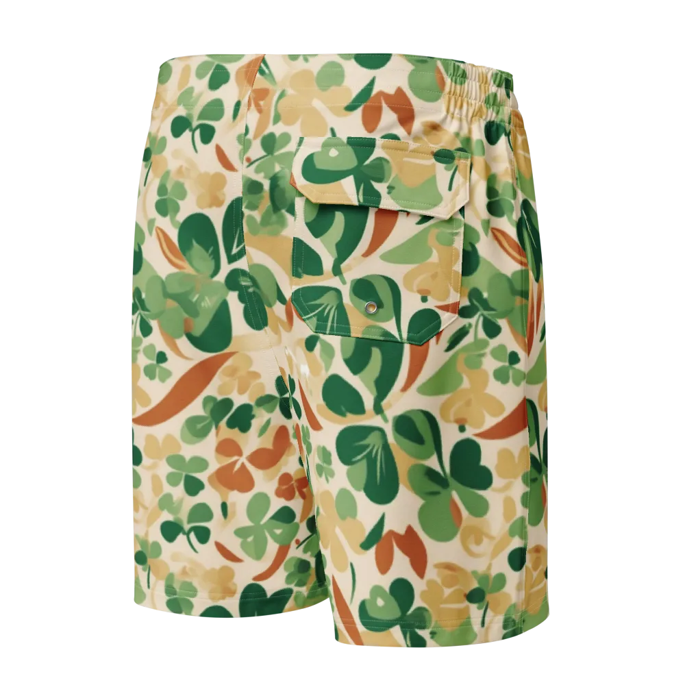 Clover Canopy on Men's Board Shorts — Back