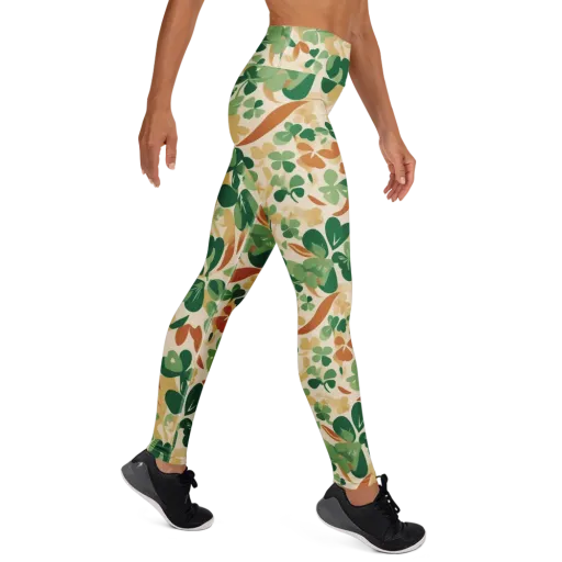 Clover Canopy on a Yoga Leggings