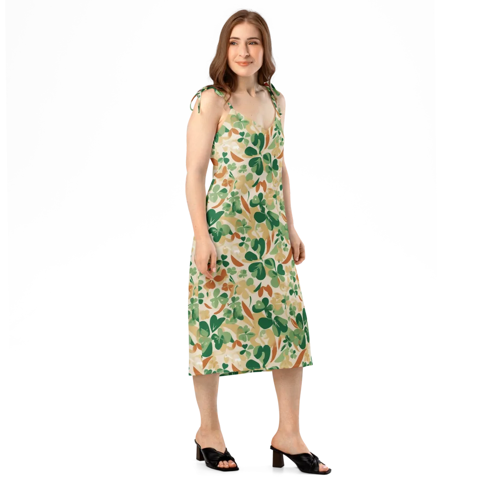 Clover Canopy on Slip Dress — Right Front