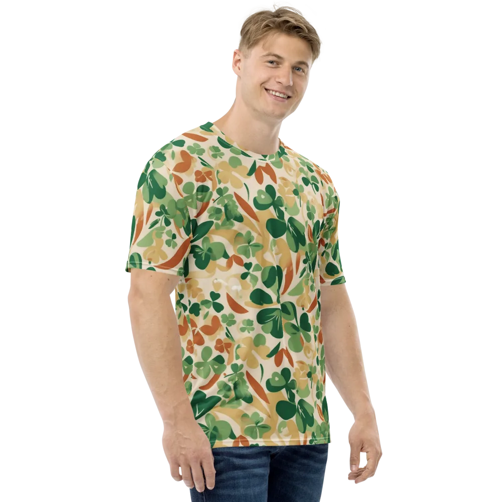 Clover Canopy on Men's Crew Neck T-Shirt — Right