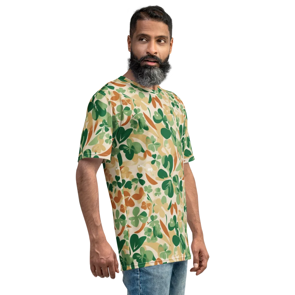 Clover Canopy on Men's Crew Neck T-Shirt — Right