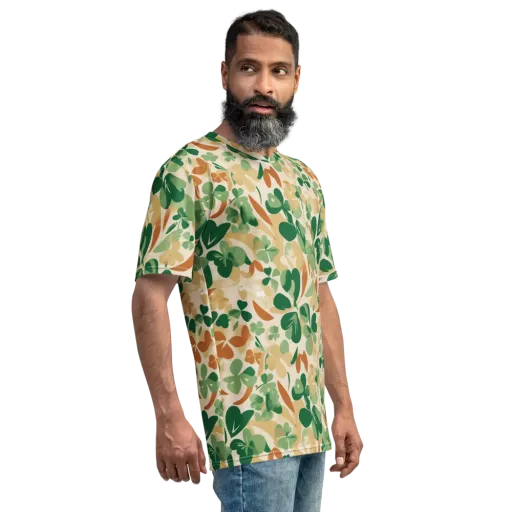 Clover Canopy on a Men's Crew Neck T-Shirt
