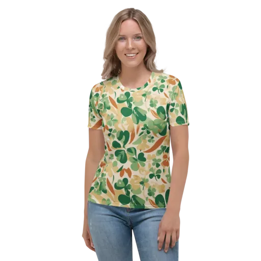Clover Canopy on a Women's Crew Neck T-Shirt