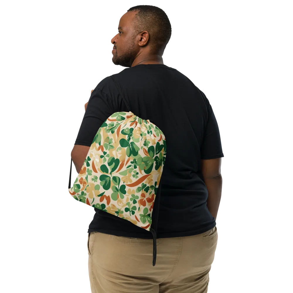 Clover Canopy on Drawstring Bag — Front