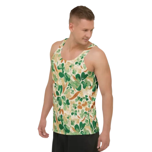Clover Canopy on a Men's Tank Top