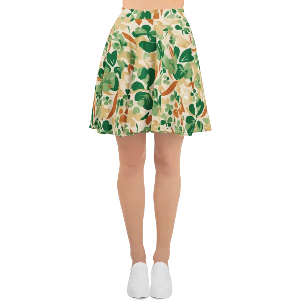 Clover Canopy on Skater Skirt — Front