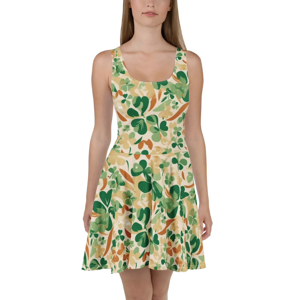 Clover Canopy on Skater Dress — Front