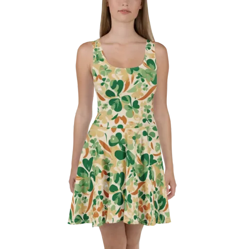 Clover Canopy on a Skater Dress