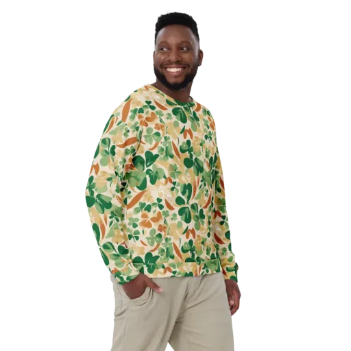 Clover Canopy on a Sweatshirt