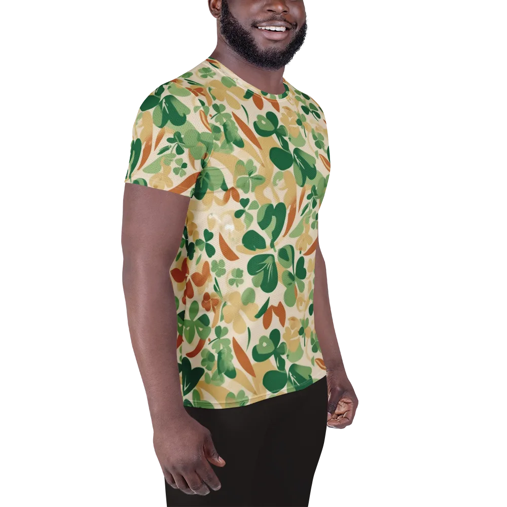 Clover Canopy on Men's Athletic T-Shirt — Right