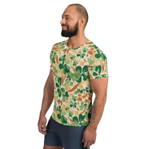Clover Canopy on a Men's Athletic T-Shirt