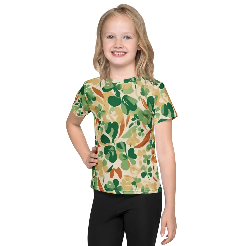 Clover Canopy on Kids Crew Neck T-Shirt — Front