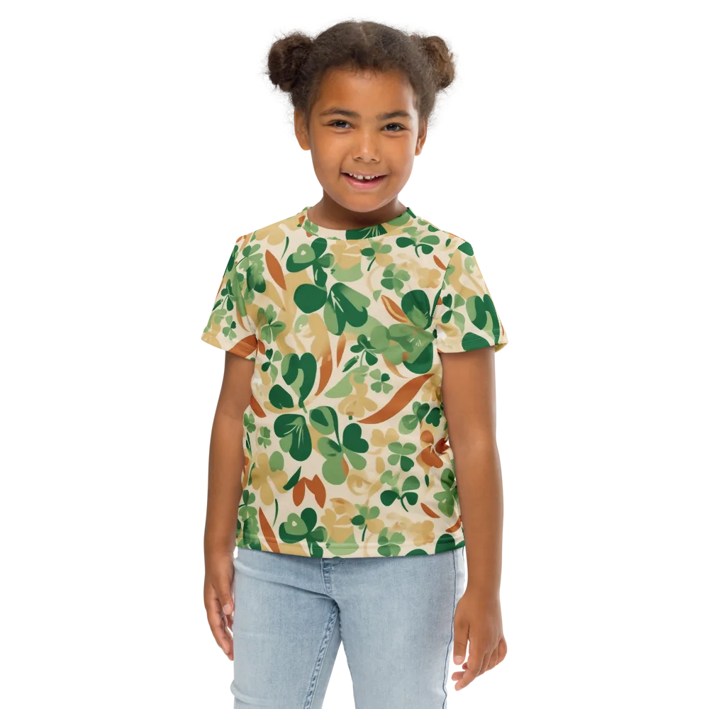 Clover Canopy on Kids Crew Neck T-Shirt — Front