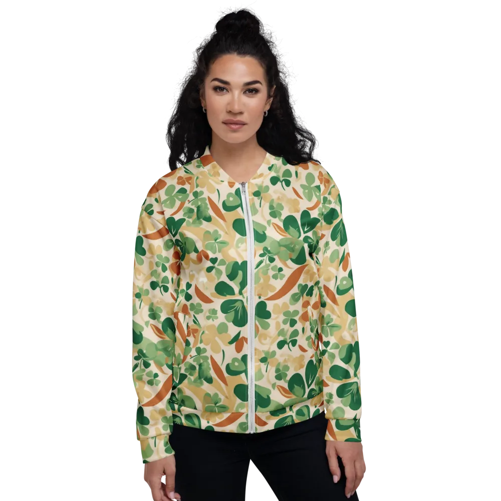 Clover Canopy on Bomber Jacket — Front