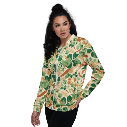 Clover Canopy on a Bomber Jacket