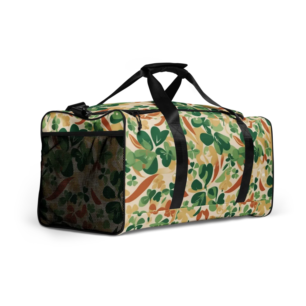 Clover Canopy on Duffle Bag — Right Front