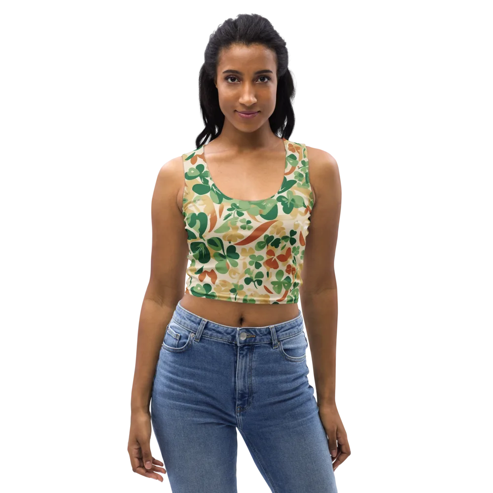 Clover Canopy on Crop Top — Front