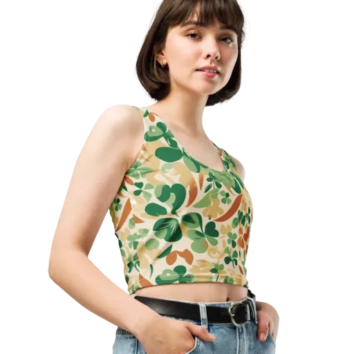 Clover Canopy on a Crop Top