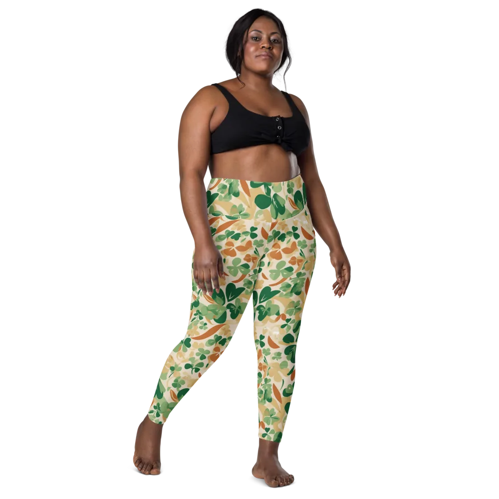 Clover Canopy on Leggings with Pockets — Front