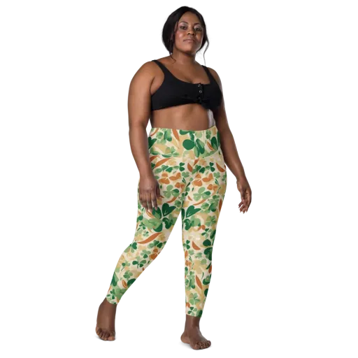 Clover Canopy on a Leggings with Pockets