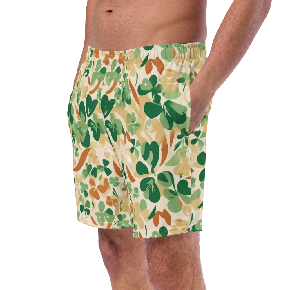 Clover Canopy on Swim Trunks — Left Front
