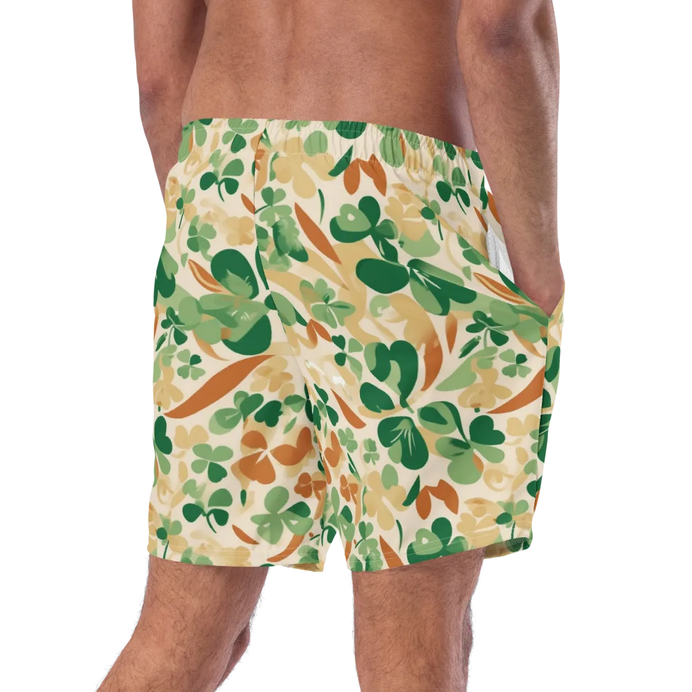 Clover Canopy on Swim Trunks — Right Back
