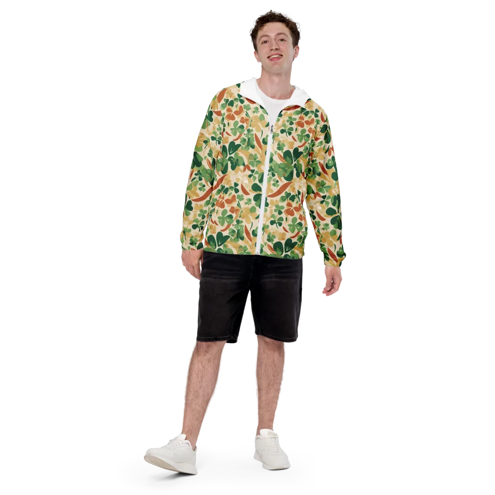 Clover Canopy on Men's Windbreaker — Front