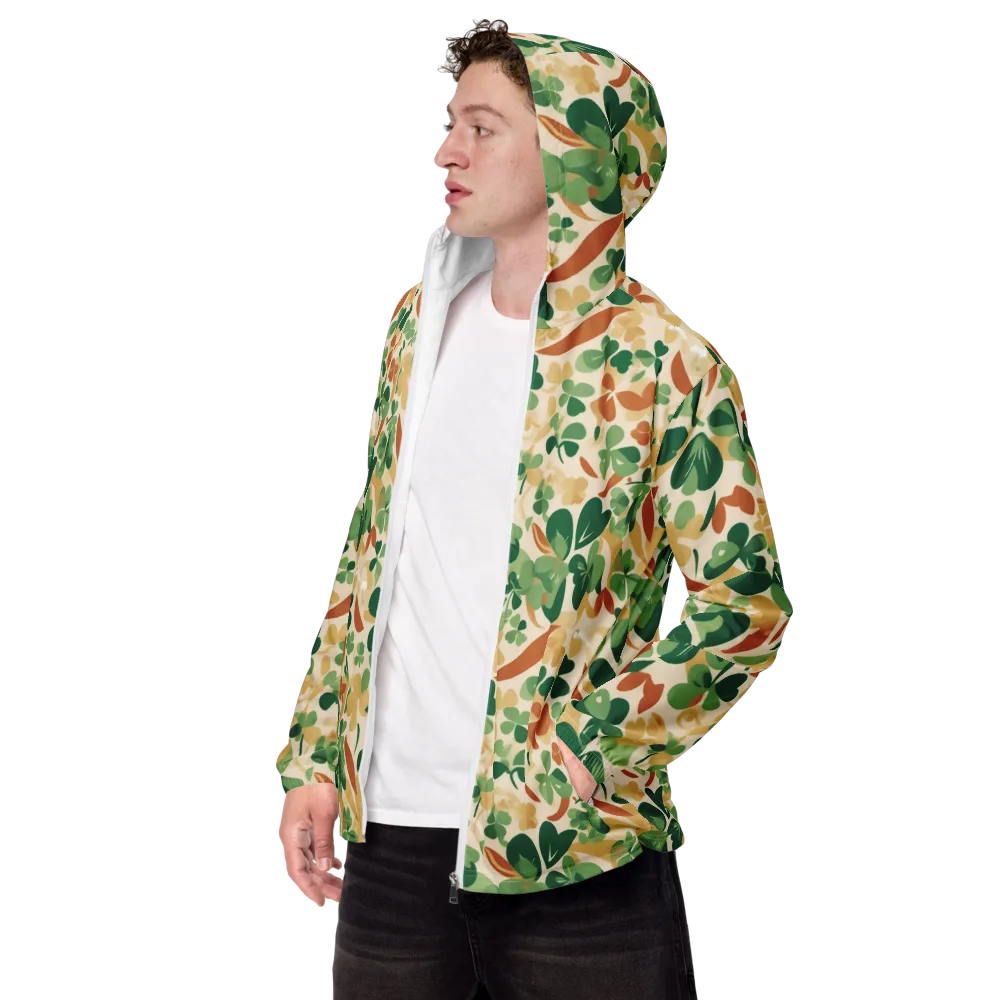 Clover Canopy on Men's Windbreaker — Left Front