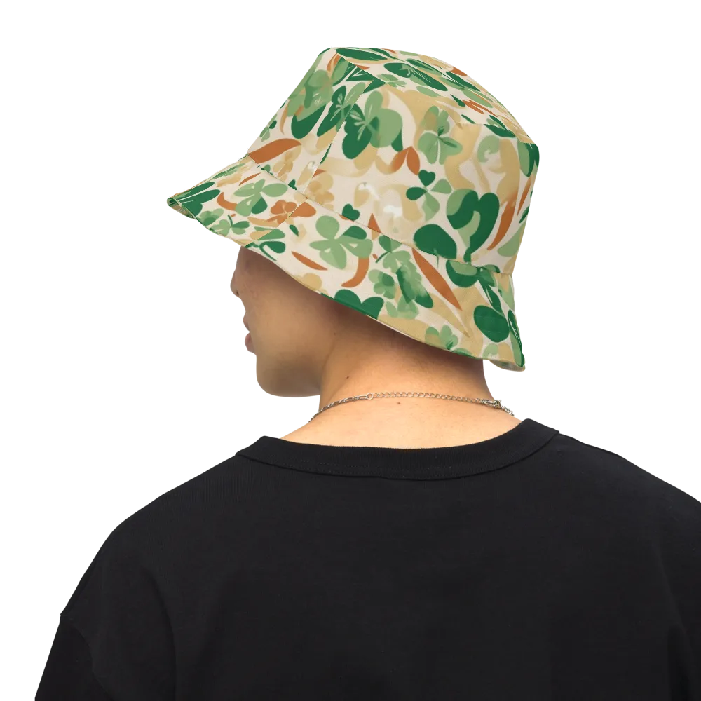 Clover Canopy on Reversible Bucket Hat — Back Inside