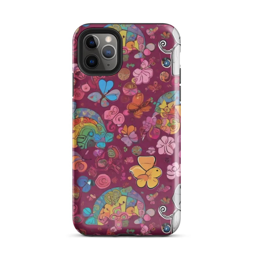 Kaleidoscope Safari on Tough Case for iPhone® — Front