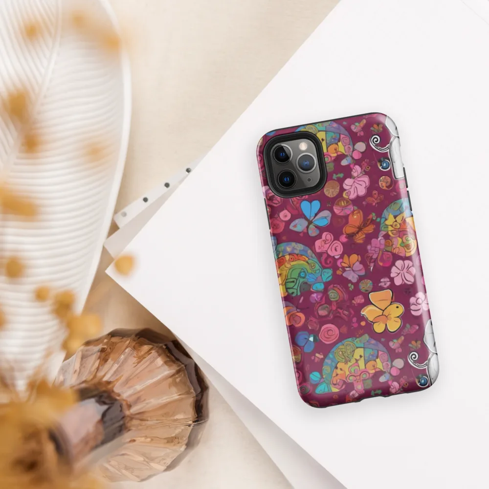 Kaleidoscope Safari on Tough Case for iPhone® — Front