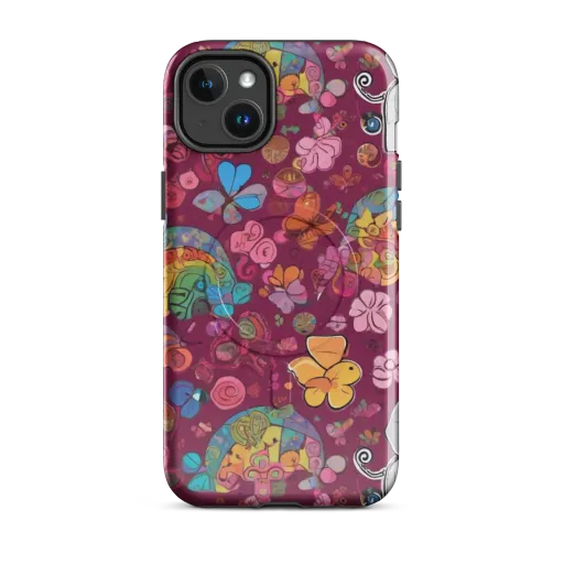 Kaleidoscope Safari on a MagSafe Tough Case for iPhone®