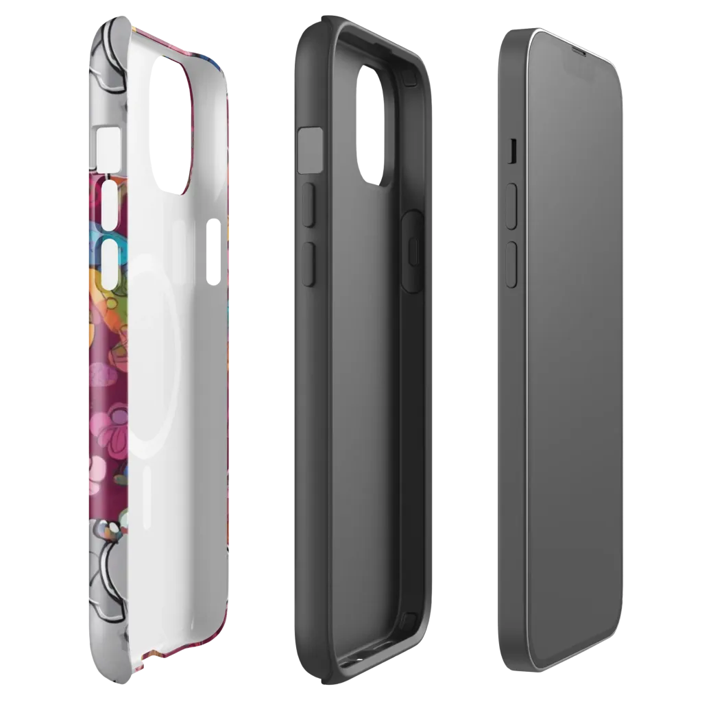 Kaleidoscope Safari on MagSafe Tough Case for iPhone® — Front