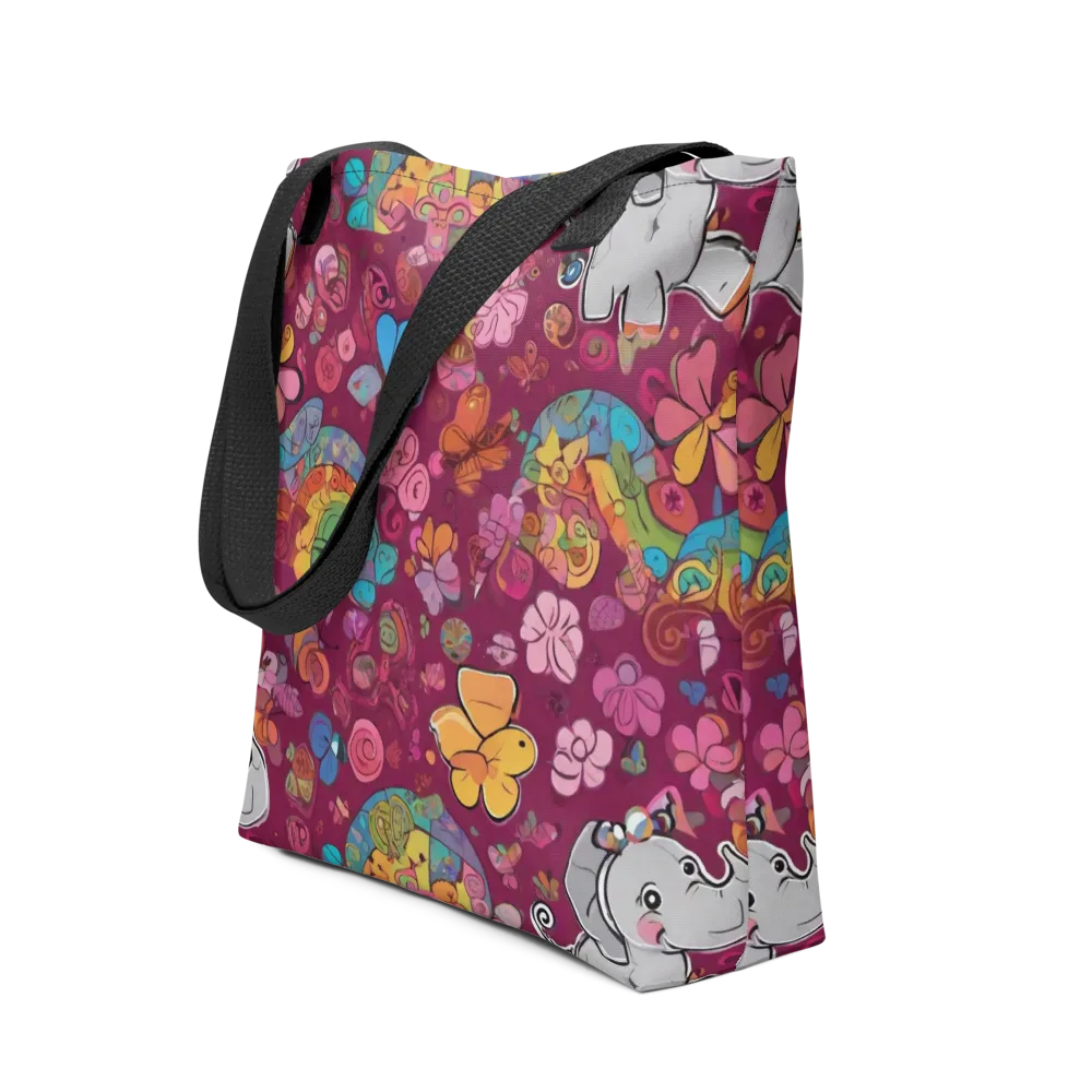 Kaleidoscope Safari on Tote Bag — Front