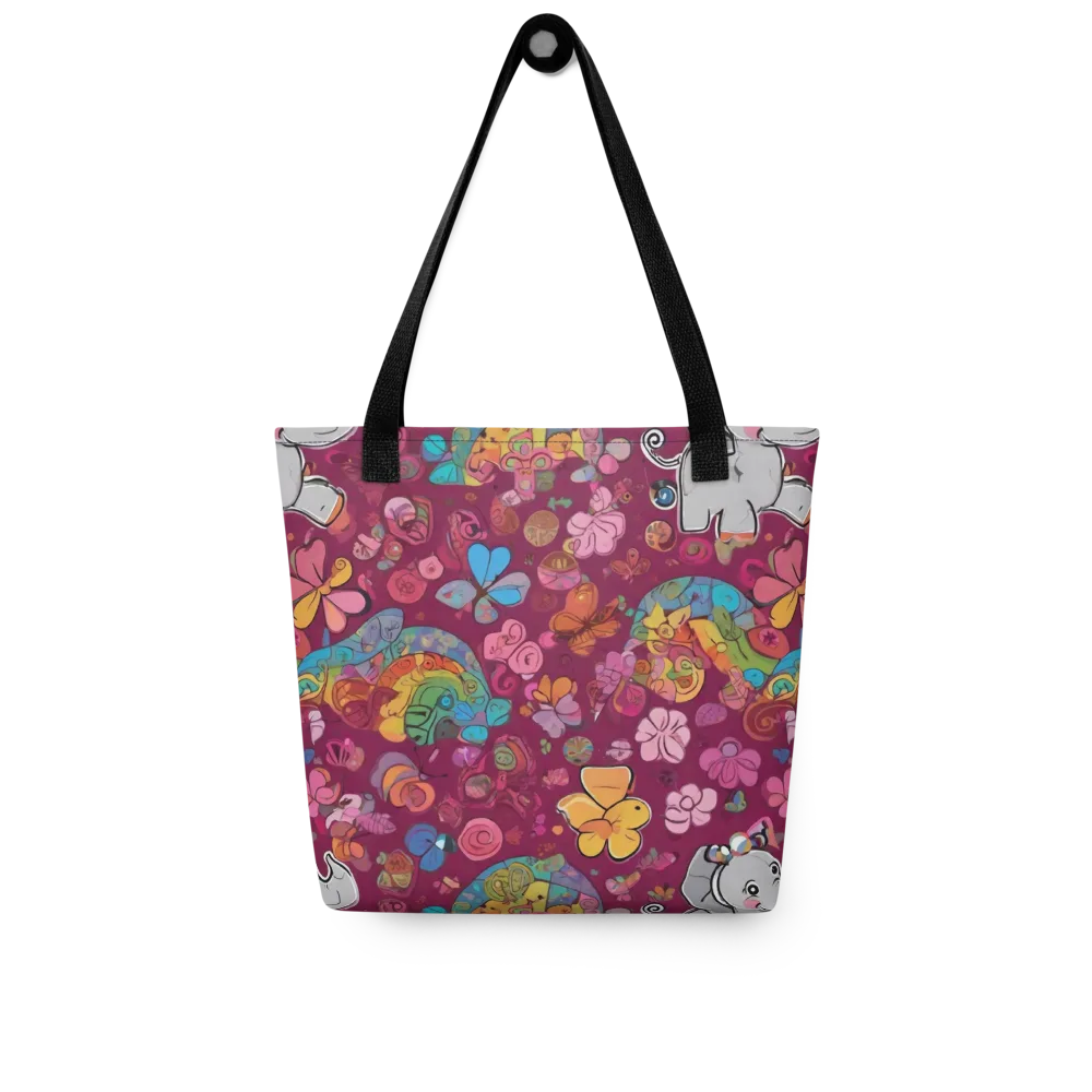Kaleidoscope Safari on Tote Bag — Front