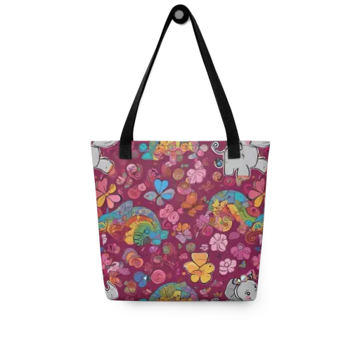 Kaleidoscope Safari on a Tote Bag