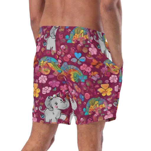 Kaleidoscope Safari on a Swim Trunks