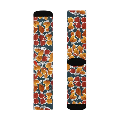 Ink-bloom Heatwave on a Socks