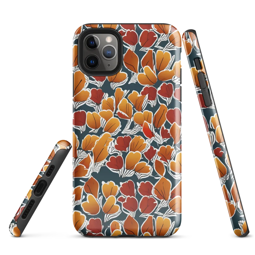 Ink-bloom Heatwave on Tough Case for iPhone® — Front