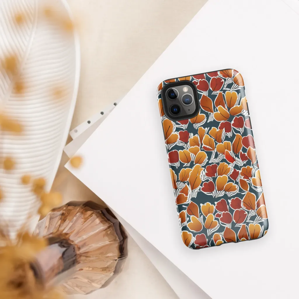 Ink-bloom Heatwave on Tough Case for iPhone® — Front