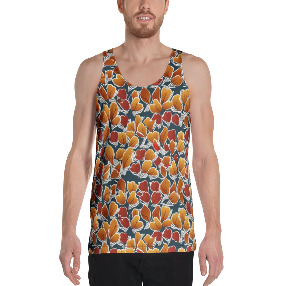 Ink-bloom Heatwave on Men's Tank Top — Front