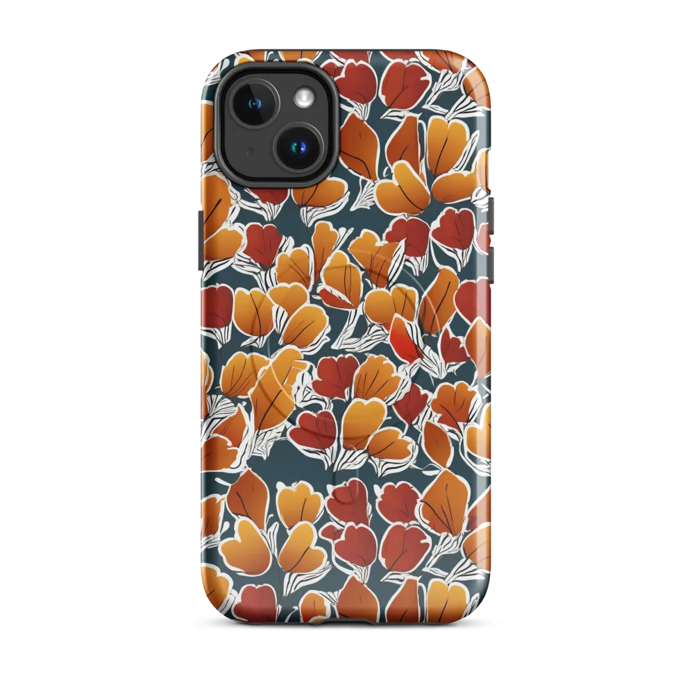 Ink-bloom Heatwave on MagSafe Tough Case for iPhone® — Front