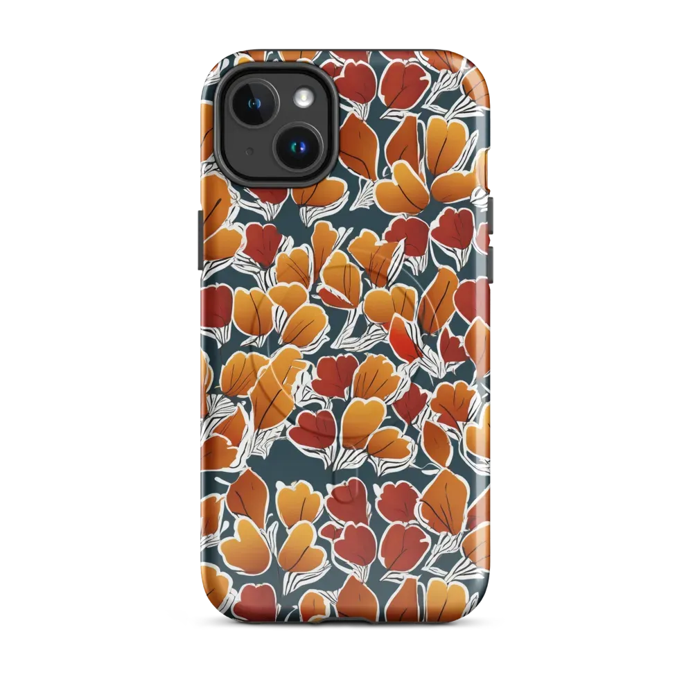 Ink-bloom Heatwave on MagSafe Tough Case for iPhone® — Front