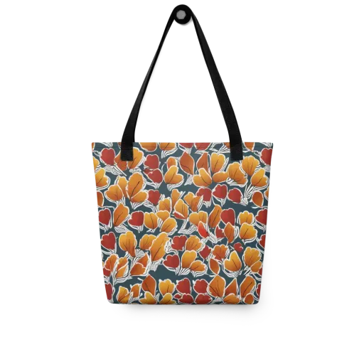 Ink-bloom Heatwave on a Tote Bag