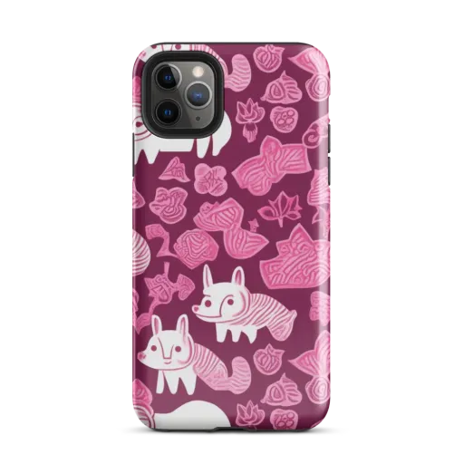 Pink Arcade on a Tough Case for iPhone®