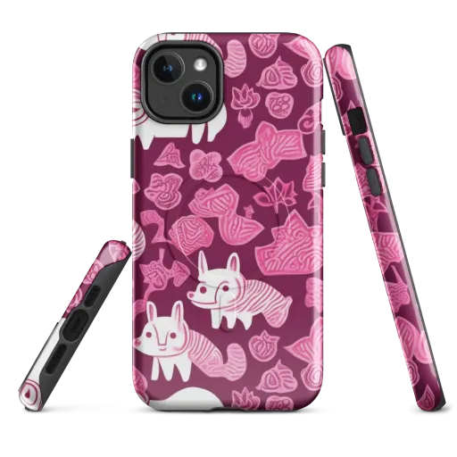 Pink Arcade on a MagSafe Tough Case for iPhone®