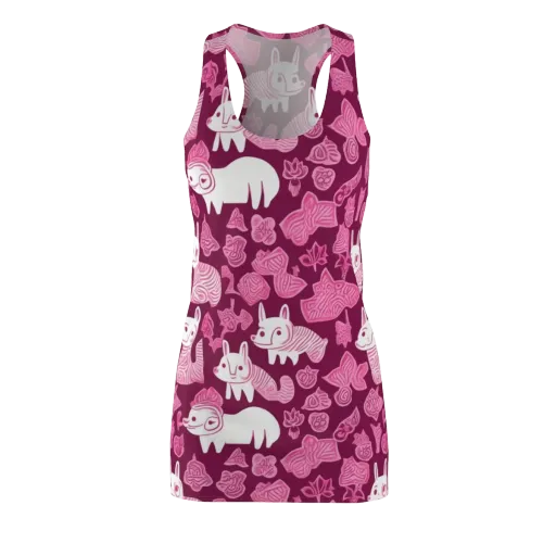 Pink Arcade on a Racerback Dress