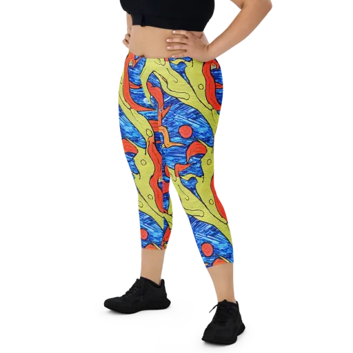Barbier's Wave on a Capri Leggings